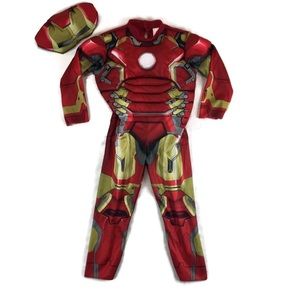 SOLD IRON MAN Boys Toddler Halloween Costume Mask